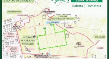 Szlak Wiosny w Lesie Sobieskiego
