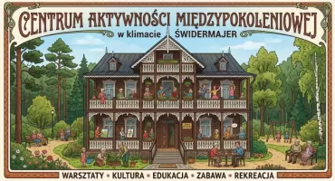 Nowe serce Wawra. Nadchodzi Centrum Aktywności Międzypokoleniowej w klimacie świdermajer